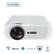 Everycom X7 Proyektor WIFI Android 1800 Lumens LED TV Beamer AC3Support Full HD 1080 P Home Theater Mini Portable LCD Proyektor-Intl