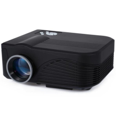 Excelvan X9 Mini Portable Projector 800*480 Resolusi Antarmuka 4 Inch Home Theater LED Proyektor LCD (Hitam) -Intl