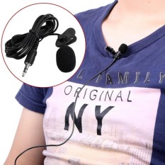 External 3.5mm Clip-on Lapel Lavalier Microphone For Smart Phone PC Laptop - intl