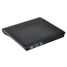 Eksternal USB 3,0 Drive Sangat Tipis CD-RW DVD-RW Super Drive Perekam Pemain Penulis Pembakar Kecepatan Tinggi Universal Portabel For Laptop Notebook PC Desktop Hitam-Internasional