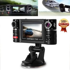 F30 Car DVR Kamera Video Perekam Mengemudi 2.7 Inch HD Dual LensDashboard Kendaraan Camcorder-Intl