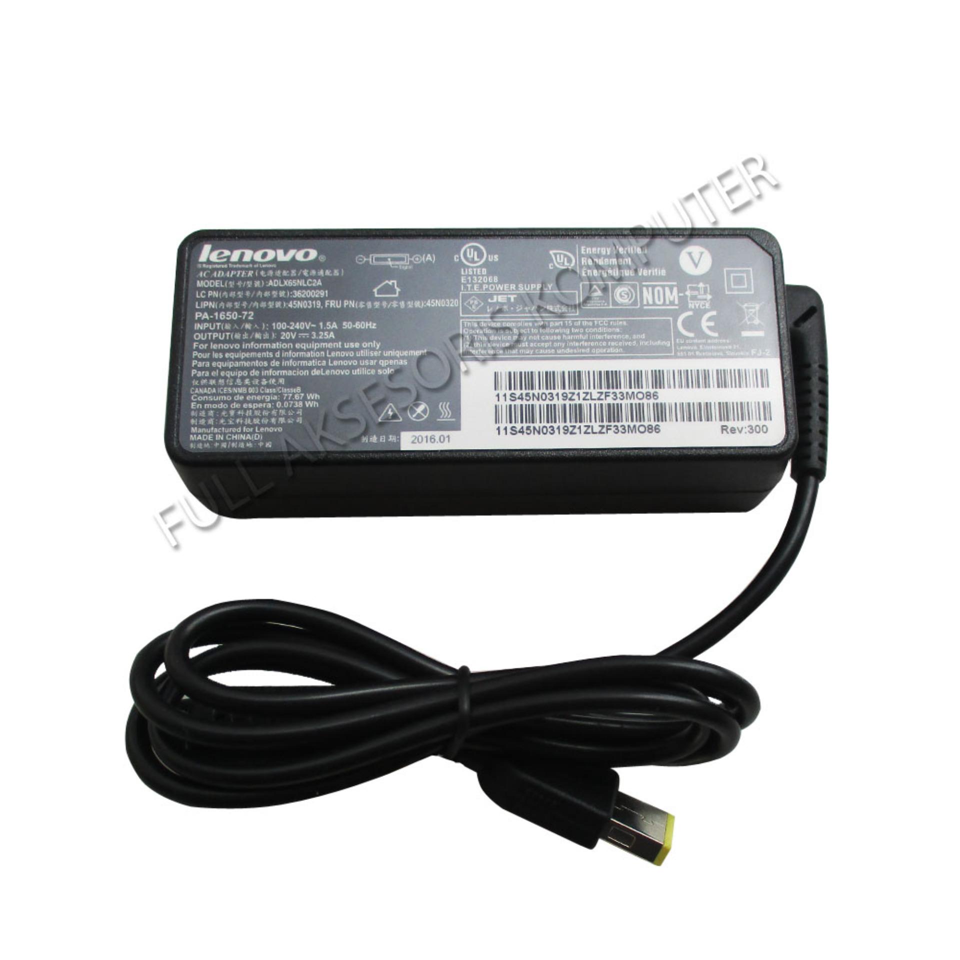 FAK Charger Notebook Replacement for LENOVO 20 V - 3.25 A