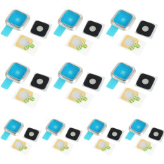 Fancytoy Lot 10 Kamera Penutup Lensa Kaca Menggantikan untuk Samsung S5 SV I9600 G900 G9005 (Sliver)