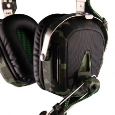 Fang Fang High Quality SADES A90 Pilot 7.1 USB Deep Bass SurroundSound Stereo PC Gaming Headset Headphones with RetractableMicrophone(Green) - intl
