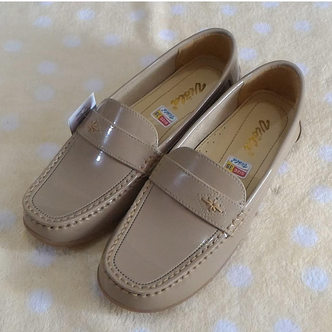 Fanie Shoes - viola cili sepatu flat shoes kerja, kantor, PNS, perawat / suster wanita murah