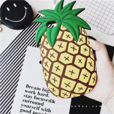 Fantastis Bunga Buah Nanas Karet Silikon Case Sarung untuk iPhone 6-Internasional