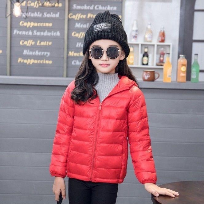 Fantastis Bunga Kualitas Tinggi Anak Laki-laki Jaket Bulu Angsa untuk Perempuan Musim Dingin Hangat Anak-anak Mantel Baru Ultra Ringan Besar Anak Laki-laki Gadis Pakaian 6 Warna-Hitam- tinggi 140 Cm-Intl