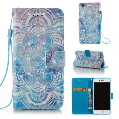 Fashion 3D Pelindung Berdiri Dompet Dompet Kartu Kredit Pemegang Magnetic Flip Folio TPU Soft Bumper PU Leather Ultra Slim Fit Case Cover untuk Apple IPhone 6 Plus/6 S Plus-Intl