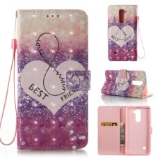 Fashion 3D Pelindung Berdiri Dompet Dompet Kartu Kredit Pemegang Magnetic Flip Folio TPU Soft Bumper PU Leather Ultra Slim Fit Case Cover untuk LG Stylus 2/G Stylo 2/LS775-Intl