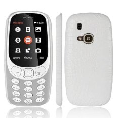 Fashion Pola Buaya Kulit Hard Back Cover untuk Nokia 3310-Intl