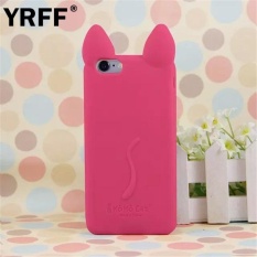 Fashion Cute Kartun 3D Koko Cat Phone Case Back Cover untuk IPhone 4 4 S Silikon Ponsel Shell- INTL