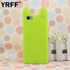 Fashion Cute Kartun 3D Koko Cat Phone Case Back Cover untuk IPhone 4 4 S Silikon Ponsel Shell- INTL