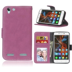 Stan Pelindung Tas Fashion Dompet Kartu Kredit Pemegang ID Magnetic Sandal Folio TPU Bumper Lembut Kulit Penutup Case For Lenovo Vibe K5 Ditambah/Vibe K5/A6020/lemon 3