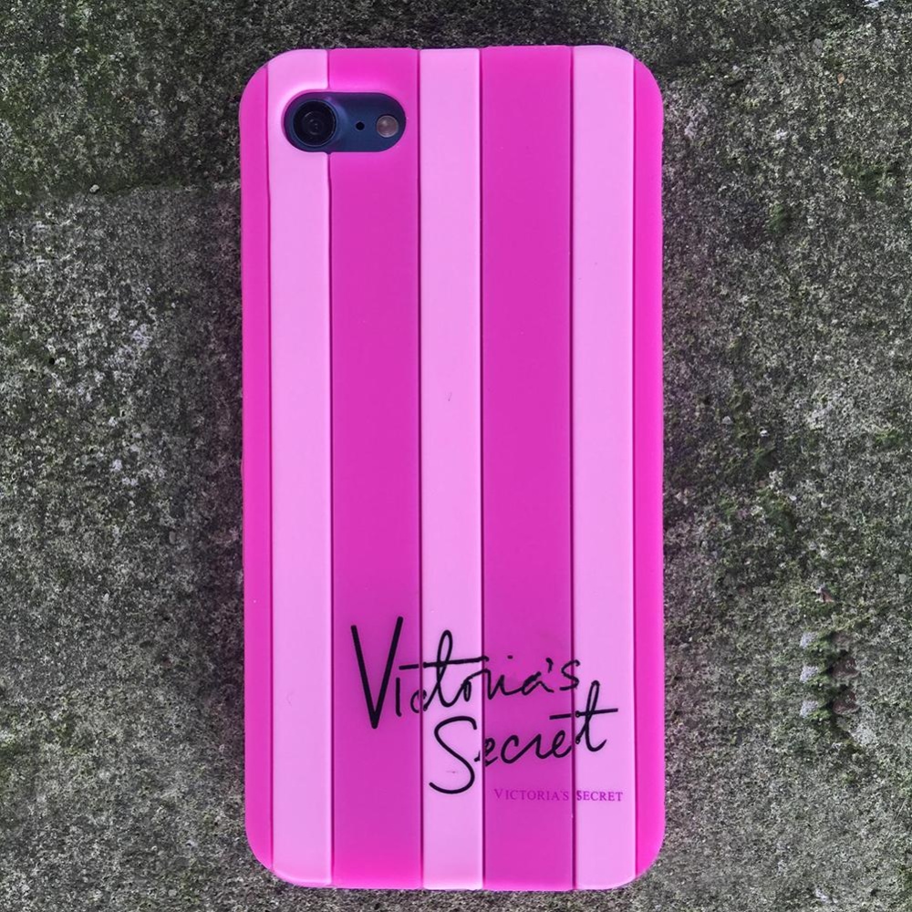 Fashion Stripe Phone Case untuk IPhone 5 6 6 S 7 Plus Soft Silicone Cover Warna: Pink Model: IPhone 7 Plus-Intl