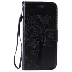 Fashion Pohon Pelindung Berdiri Dompet Dompet Kartu Kredit Pemegang Magnetic Flip Folio TPU Soft Bumper PU Leather Ultra Slim Fit Case Cover untuk Apple IPhone 6/6 S-Intl