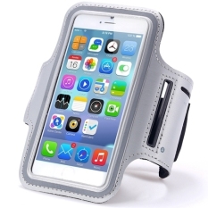 Fashion Workout Cover Sport Holder Waterproof Luxury Casual Menjalankan Mengendarai Lengan Band Case untuk IPhone 6/6 S 6 S 4.7 (Warna: Grey)