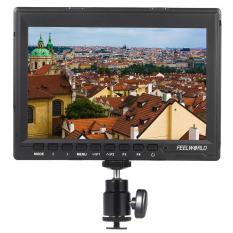 Feelworld FW74K Portable 7 Inch Ultra HD 1280*800 IPS Layar LCD Monitor Kamera Mendukung 4 K UHD 3840*2160 P (29.97/25/23.98) untuk Panasonic GH4 untuk Sony A7S FS7 untuk BMPCC Outdoorfree-Intl