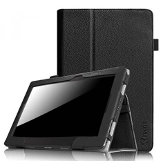 Fintie ASUS Buku Transformer 10.1 Inch Laptop T100TAM/T100/T100TA/T100TAF Kasus-Kulit Premium Pu Keyboard penyangga Sarung untuk ASUS Buku Transformer 10.1 Dapat Dilepas 2-Dalam-1 Sentuh Laptop, hitam-Internasional