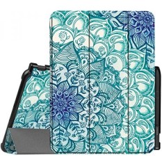 Fintie Samsung Galaxy Tab S3 9.7 Case, Ultra Lightweight Slim Shell Standing Cover with S Pen Protective Holder Auto Sleep / Wake for Tab S3 9.7 (SM-T820/T825/T827) 2017 Release, Emerald Illusions - intl