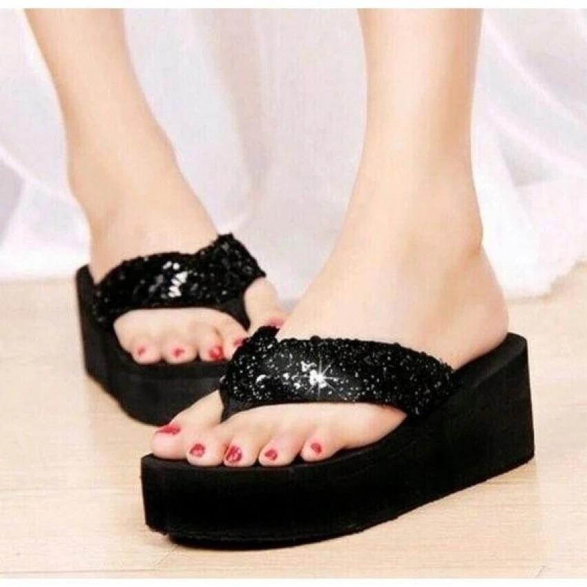 FITDAR - SANDAL WEDGES SPON MANIK RINGAN MURAH
