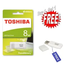 Flashdisk Toshiba Hayabusa 8GB Buy 1 Get 1 FREE -White