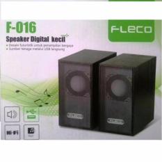 Fleco F-016 Wooden USB 2.0 Mini Speaker PC