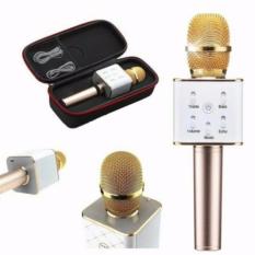 WIRELESS BLUETOOTH SMULE Q7 KARAOKE SPEAKER MICROPHONE TERBARU