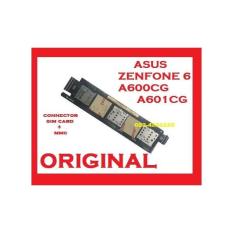 FLEXI CONNECTOR SIM CARD + MMC ASUS ZENFONE 6 (A600) ORI (902501)