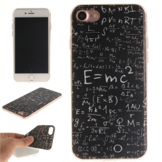 Fleksibel Slim Fit TPU Soft Case Belakang untuk IPhone 7 (Matematika Formula)-Intl