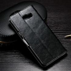 Flip Cover Kulit Samsung A3 A5 A7 2016 / A310 A510 A710 Case Hp Casing