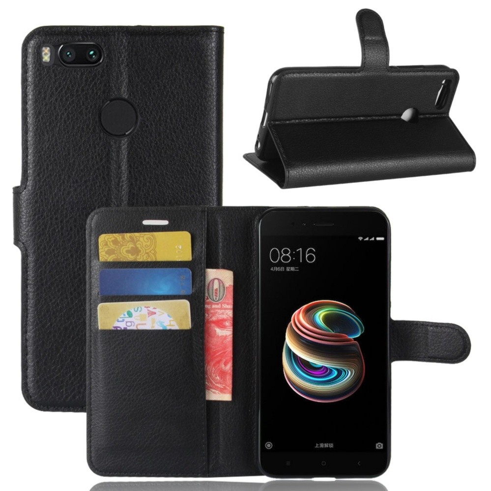 Flip PU Dompet Kulit Cover Case untuk Xiaomi Mi A1/5x-Intl