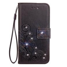 Flip Style Fashion Lucky Clover Pola (PU Kulit dan TPU) Stan Fungsi Pelindung Dompet Bling Phone Case untuk Xiaomi Redmi 4A (5.0 Cm)-Internasional