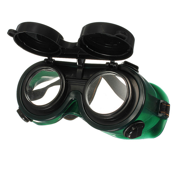 Flip Up Lense Welding Cutting Safety Kacamata Melindungi Solder Menggelapkan Welder Goggle