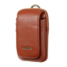 Sarung HP Floveme Pinggang Kulit untuk 2 HP Ukuran 5,5 Inch (16 X 9 Cm) / Sarung HP Kulit / Dompet HP Pinggang / Dompet HP Kulit / Tas HP Pinggang / Tas HP Kulit / Tempat HP Kulit / Tempat HP Pinggang