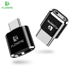 FLOVEME TYPE C OTG Micro USB/USB Female Ke Tipe-C Male Converter Adapter untuk Galaxy S8 OnePlus 3 T-Intl