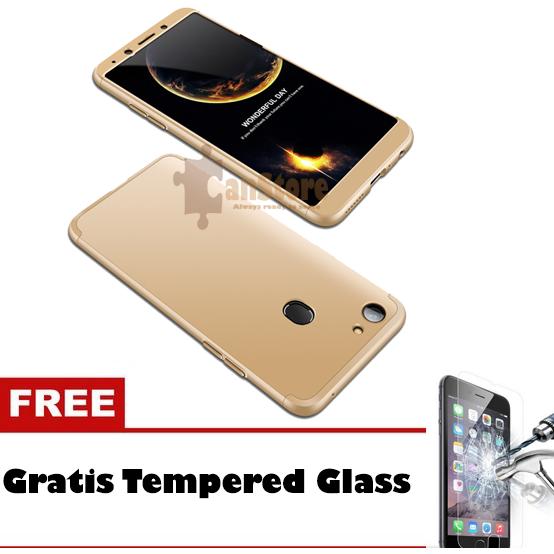 FlyStore - Hardcase 360 OPPO F5 Full Body Free Tempred Glass