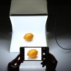 Lipat Lipat Portabel Mini Fotografi LED Lightbox Studio untuk Iphone Samsung LG HTC Smartphone Digital atau DSLR Kamera-Internasional