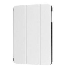 Folding Leather Cover dengan PC SHELL STAND Case untuk Samsung Galaxy Tab A 10.1 2016 Edisi/T580 Tablet (putih)
