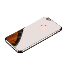 Foorvof Kobwa IPhone Case, Mirror Bright Reflection Ultra Tipis Hard Anti-Gores Tahan Guncangan Menyepuh Dgn Listrik Frame dengan Permukaan Permukaan Kasus Grip Yang Bagus untuk Apple IPhone-Intl