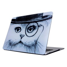 Untuk 2016 Baru MAC Buku Pro 13.3 Inch (A1708) & dengan Touchbar (A1706) kucing Di Topi Pola Laptop Air Stiker Buah Kasus Pelindung-Internasional