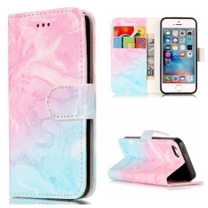 for Apple iPhone 5 / 5S / SE Case Cover - Classic Fashion Style Wallet Flip Stand PU Leather Phone Case - YH80 - intl