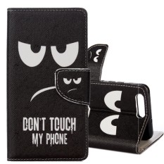 For ASUS Zenfone 4 Max Pro ZC554KL Eyes Pattern Horizontal Flip Leather Case with Holder and Card Slots and Wallet - intl