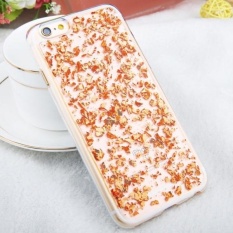 untuk IPhone 6 dan 6 S Tersebar Platinum Pola TPU Pelindung Case (Rose Gold)-Intl