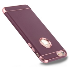 untuk IPhone 6 Plus dan 6 S Plus Elektroplating TPU Pelindung Kembali Tudung Case (Rose Gold)-Intl
