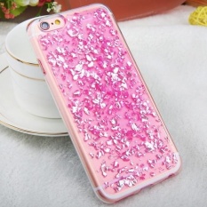 untuk IPhone 6 Plus dan 6 S Plus Tersebar Platinum Pola TPU Pelindung Case (Pink)-Intl