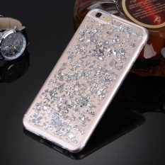 untuk IPhone 6 Plus dan 6 S Plus Tersebar Platinum Pola TPU Pelindung Case (Perak)-Intl