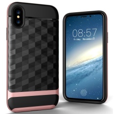 untuk IPhone 8 3D Diamond PC + TPU Kombinasi Case Pelindung, Kecil Kuantitas Dianjurkan Sebelum IPhone 8 Launching (Rose Gold)-Intl
