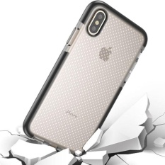 untuk IPhone 8 Basket Tekstur Anti-tabrakan TPU Protective Case, Kecil Kuantitas Dianjurkan Sebelum IPhone 8 Launching (HITAM PUTIH)-Intl