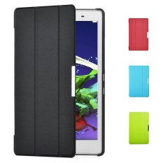 untuk Lenovo TAB 2 A8-50 Smart Case-Ultra-Slim dan Ultra-light PU Kulit Folio Case Stand Cover untuk Lenovo TAB 2 A8-50 Tablet-dengan Magnetic-Internasional