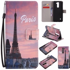 for LG Stylo 2 LS775 Case Cover - Classic Fashion Style Wallet Flip Stand PU Leather Phone Case - KT18 - intl